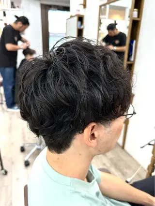 ショート メンズ 樫崎 遼のヘアスタイル