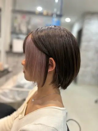 ショート カラー 美容室シャルム⭐️ 清水　勇希🩷のヘアスタイル