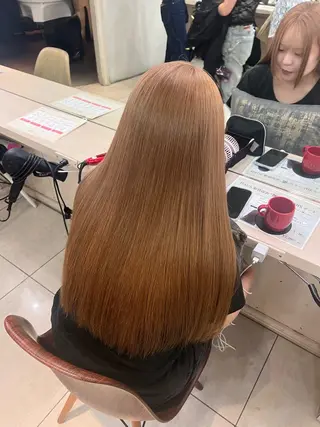 ロング カラー 横浜/ミルクティー カラー🤍みうのヘアスタイル