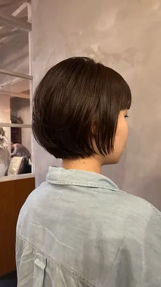 ショート カラー 🌿ボブ パーマ高橋啓太🌿のヘアスタイル