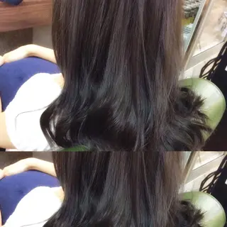 ミディアム セミロング カラー 🟦髪質改善6年 💊YAMAMOTOのヘアスタイル