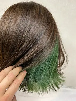 ショート カラー パーマ ヘアアレンジ 年間1500人担当 代表 南一路のヘアスタイル