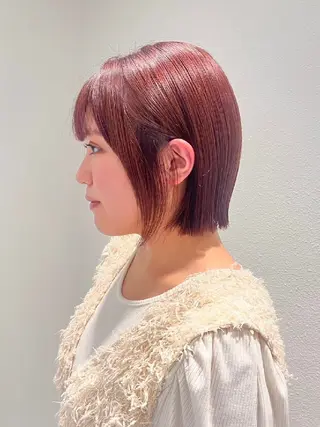 ショート カラー スタイル 相模大野のヘアスタイル