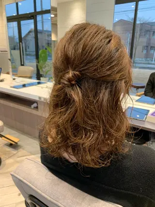 ミディアム パーマ stylist N0Nのヘアスタイル