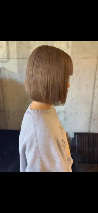 ショート 透明感カラー🌿ボブ ✨飛田　ケイのヘアスタイル