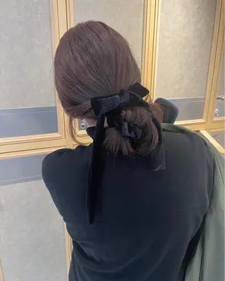セミロング カラー ラベンダー/レイヤー スタイル🤎mamiのヘアスタイル