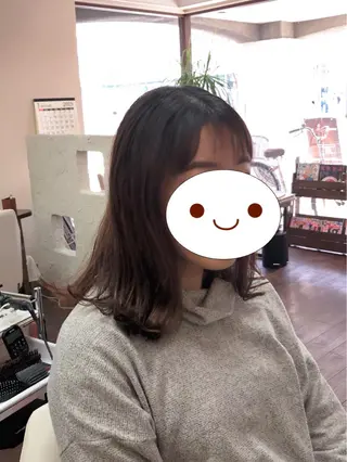 ロング 中野 大士のヘアスタイル