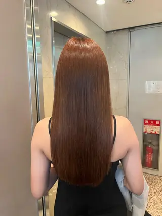 ロング カラー sayaka 透明感カラーのヘアスタイル