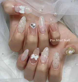 ネイル HANA 長さだしのネイルデザイン