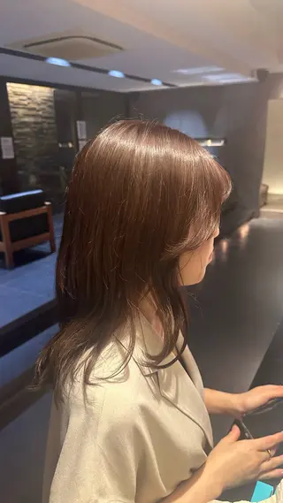 セミロング カラー saraju川西店所属・メイ /SARAJUのヘアスタイル