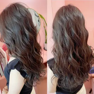 ロング カラー プル艶職人/ にしものヘアスタイル