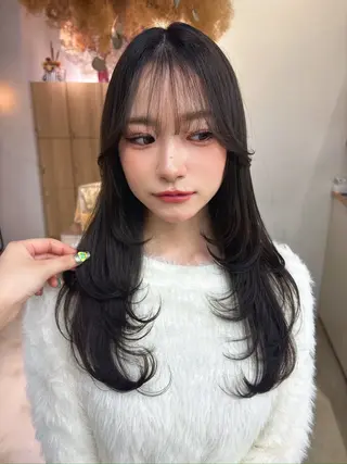 ロング vince gio 彩織のヘアスタイル