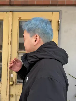 カラー メンズ KURIA*⋆ஐ ブリーチ/韓国ヘアのヘアスタイル