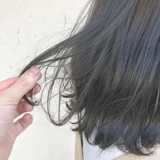 ミディアム カラー 艶髪育成サロン 京橋　shinのヘアスタイル