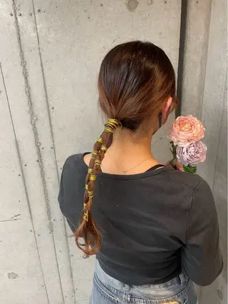 ロング ヘアアレンジ 美髪× ヘアセット✨Araiのヘアスタイル
