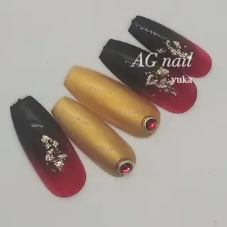 ネイル AGnail 富永  /オフ無料フィルインのネイルデザイン