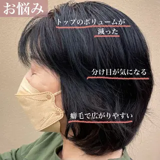ショート くびれミディアム/似 合わせ/鎌倉/edAのヘアスタイル