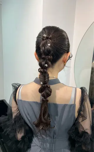 ヘアアレンジ 横浜/ブリーチ/ ダブルカラー/RINのヘアスタイル