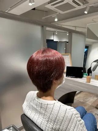 ショート カラー 武井 哉子のヘアスタイル