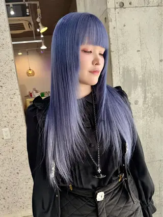 ロング カラー lani ブリーチ /ダブルカラーのヘアスタイル