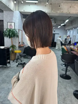 ショート モテ髪/ボブ/ショー ト/アダチフウトのヘアスタイル