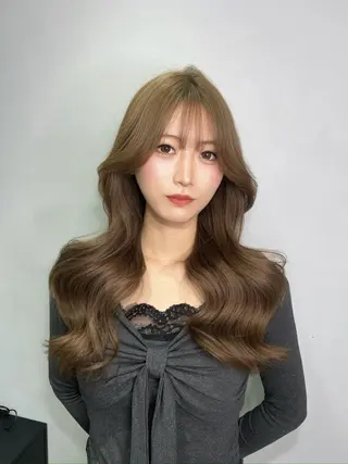 ロング カラー ワンホン×韓国/ 髪質改善/itaruのヘアスタイル