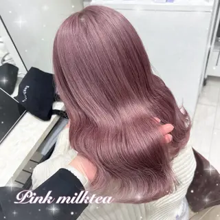 ミディアム カラー 表参道/ブリーチ/ みずは🎀のヘアスタイル