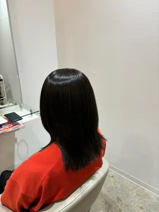 ロング 佐藤 優里のヘアスタイル
