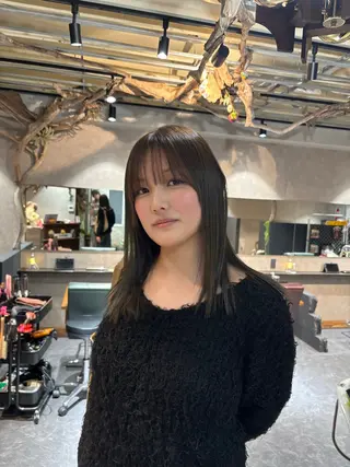 ミディアム カラー ravens代表 ヒロムのヘアスタイル
