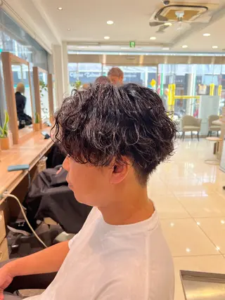 パーマ メンズ SENA 再現性 パーマと縮毛矯正のヘアスタイル