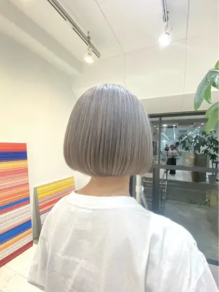 ショート カラー BOB🌟ハイトーン /ブリーチ/TAKUのヘアスタイル