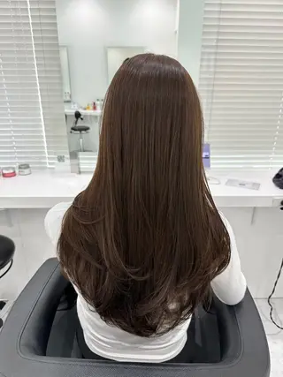 ロング カラー ♡上品韓国髪♡ブラ ウン/SAYATOのヘアスタイル