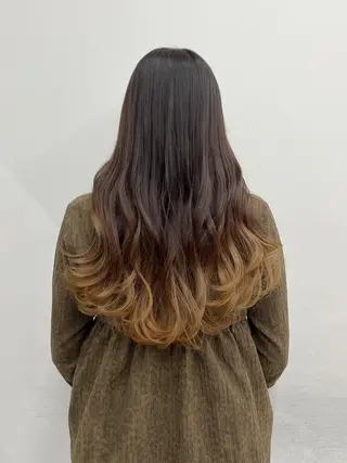 ロング カラー 【公式】amble luxe池袋東口🩷のヘアスタイル
