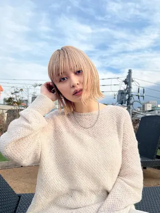 ショート カラー パーマ ヘアアレンジ 🌈インナーカラー ‘ショウマ’🌈のヘアスタイル