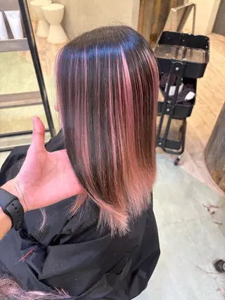 セミロング ケアブリーチ🌟 ♢WATARU♢のヘアスタイル