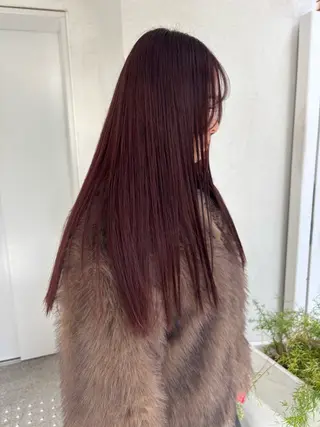 セミロング カラー レイヤーボブ🎵 ブリーチ/りりのヘアスタイル