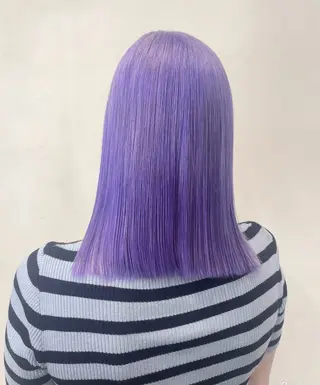 カラー Noa/レイヤー カット🩵パーマのヘアスタイル