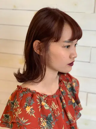ミディアム インナーカラー /ヘアメ じゅんのヘアスタイル