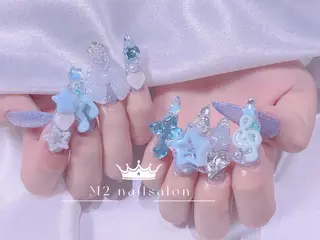 ネイル 長さだし専門店 M2　rikaのネイルデザイン