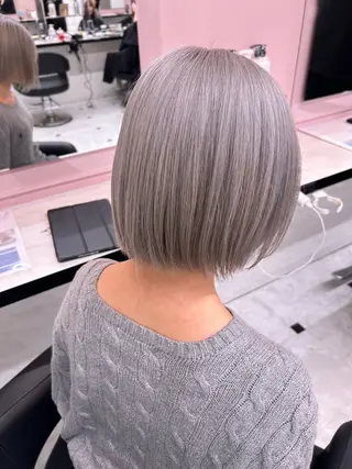 ショート カラー ヘアアレンジ 💖艶と似合わせ💖 カラーカット💖のヘアスタイル