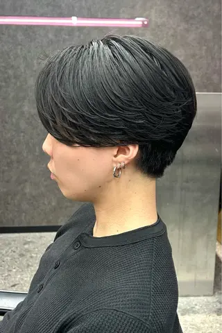 ショート カラー メンズ メンズスタイリスト 前田雄輝のヘアスタイル