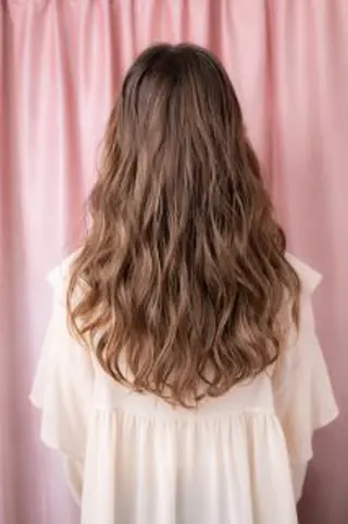 ロング カラー パーマ クセ毛解決💠艶髪 縮毛矯正💠棚村竜太のヘアスタイル