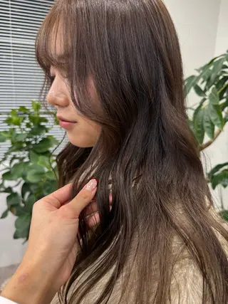 ロング カラー ブリーチモデル yumekaのヘアスタイル