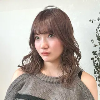 セミロング カラー モテhair♡.* ﾏﾂｴｸ/さくら🍨のマツエク・マツパデザイン