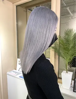 セミロング カラー 糸川 伸樹のヘアスタイル
