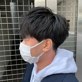 ショート メンズ 【メンズ縮毛矯正】 田中秀斗のヘアスタイル