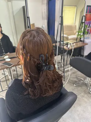 ミディアム ヘアアレンジ 猫ｯ毛さんヘア🐈 Misa【女性】のヘアスタイル