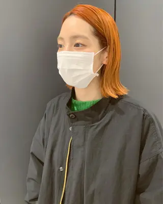 ミディアム カラー KAWATOKO MISUZUのヘアスタイル