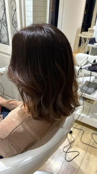 ロング 似合わせ 顔周りYUUGAのヘアスタイル