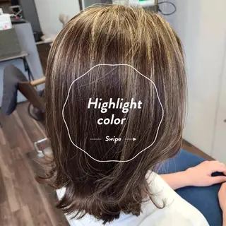 ミディアム カラー ヘアアレンジ terra✂️川嶋 大輔のヘアスタイル